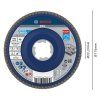 Lamelový kotúč Bosch 115 mm G40 X-Lock | ajtech.sk