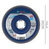 Bosch Lamelový kotúč 115 mm G120 X-Lock | ajtech.sk