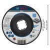Brúsny kotúč X-LOCK Bosch Standard Metal 115x6 | ajtech.sk