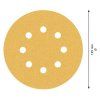 Brúsny papier Bosch EXPERT 125 mm P80 (5 ks) | ajtech.sk
