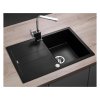 Concept DG10C45bc Drez granitový s odkvapom ČIERNY | ajtech.sk