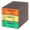 Bosch Brúsna hubka EXPERT S471 , 69 x 97 x 26 mm, 3-dielna stredná/jemná/super jemná | ajtech.sk
