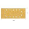 Brúsny papier C470 Bosch 115x280 mm G40 14-otv | ajtech.sk