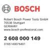 Bosch Náhradná doska 93 93 mm pre delta brúsky 2608000149 | ajtech.sk