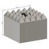 Bosch Zrnovacia platnička 60x60mm 5x5 | ajtech.sk