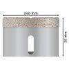 Bosch  Diamantová korunka Best for Ceramic Dry Speed X-LOCK, 60 x 35 mm | ajtech.sk