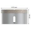 Bosch  Diamantová korunka Best for Ceramic Dry Speed X-LOCK, 75 x 35 mm | ajtech.sk