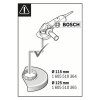 Bosch GDE 115/125 FC-T Odsávací kryt pre uhlové brúsky 1600A003DK | ajtech.sk