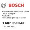 Bosch Kolíkový kľúč pre uhlové brúsky 1607950043 | ajtech.sk