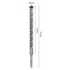 Vrták Bosch SDS-plus-7X 16 x 265 mm 10ks | ajtech.sk