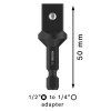 Bosch Adaptér k nadstavcom s násuvnými kľúčmi 1/2" 50mm | ajtech.sk