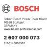 Bosch Hĺbkový doraz pre hoblík PHO 100/15-82 2607000073 | ajtech.sk