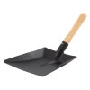 Lopatka na smetie S532, čierna, s drevenou rúčko | ajtech.sk