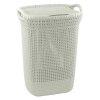 Kôš Curver KNIT 3676 57L, biely, 45x61x34 cm, n | ajtech.sk