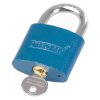 Zamok Strend Pro HP 50 mm, visiaci, modrý | ajtech.sk