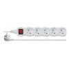 Kabel DG-F805BK 05,00 m, 5 zásuviek + vypínač | ajtech.sk