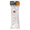 Kabel DG-F804BK 05,00 m, 4 zásuvky + vypínač | ajtech.sk