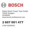 Bosch Skrutkovací bit Extra Hart S 0,6x4,5 49mm 3ks | ajtech.sk