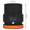 Bosch Nástrčný kľúč PRO Impact Socket, 3/4", 24 mm, štandardný | ajtech.sk