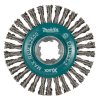 Makita Oceľová drôtená kefa kotúčová X-LOCK 115 mm/30 vr. - splietaný drôt D-73411 | ajtech.sk