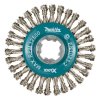 Makita Oceľová drôtená kefa kotúčová X-LOCK 115 mm/30 vr. - nerezový drôt D-73368 | ajtech.sk