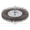 Bosch Drôtená kefa radiálna vlnitá oceľ D100mm 0,2mm 10mm | ajtech.sk