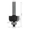 Dlabacia fréza Bosch 8 mm R1=6 mm | ajtech.sk