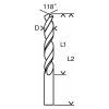 Vrták do kovu Bosch HSS-R 3,2 x 18 / 49 mm | ajtech.sk