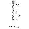 Vrták do kovu Bosch HSS-TiN 10 x 87 / 133 mm | ajtech.sk