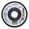 Bosch Lamelový brúsny kotúč X571 X-Lock Best for Metal, 115 mm, K80 | ajtech.sk