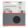 BOSCH 10-dielna súprava brúsnych listov F355 125 mm, P80 | ajtech.sk