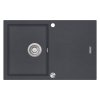 Concept DG10C45dg Drez granitový s odkvapom Cubis TMAVO ŠEDÝ | ajtech.sk