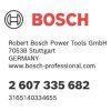 Bosch Akumulátor 9,6V 2,6Ah NiMH2607335682 | ajtech.sk
