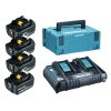 Makita aku sada 4 x BL1860 + DC18RD 198091-4 | ajtech.sk