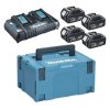 Makita Dvojnabíjačka DC18RD, 4x 18V BL1850B | ajtech.sk