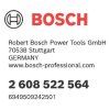 Adaptér Bosch Socket 1/2" 50 mm | ajtech.sk