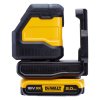DeWALT DCLE34021D1 Aku krížový laser zelený 18 V XR 1 x 2 Ah | ajtech.sk