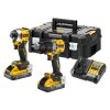 DeWALT DCK2050H2T Sada náradia - Príklepová vŕtačka, rázový uťahovák 18 V, 2 x 1,7 Ah | ajtech.sk