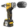 DeWALT Akumulátorové nitovacie náradie 18 V XR 6,3 mm - 2 x 1,7 Ah | ajtech.sk