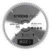 Strend Pro Pílový kotúč na drevo TCT 254 x 3,0 x 30/20 mm 80T | ajtech.sk
