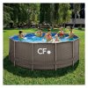 Bazén nadzemný CF FRAME ratan - 366 x 122 cm | ajtech.sk