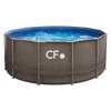Bazén nadzemný CF FRAME ratan - 366 x 132 cm | ajtech.sk