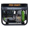 Dieselový elektrocentrála ProCraft DP55 5kW | ajtech.sk