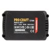ProCraft PWA36 1B Akumulátorový rázový uťahovák (1x4 Ah) | ajtech.sk