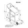 Praktický vozík pre zváračku SOLUTION nosnosť 14,5 kg | ajtech.sk