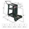 Praktický vozík pre zváračku SOLUTION nosnosť 14,5 kg | ajtech.sk