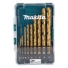 Makita D-72849 Sada 10 ks vrtákov HSS-TiN do kovu 1-10 mm | ajtech.sk