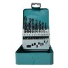 Makita D-54081 Sada 19 ks valcovaných vrtákov HSS-R do kovu 1-10 mm | ajtech.sk