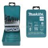 Makita D-54081 Sada 19 ks valcovaných vrtákov HSS-R do kovu 1-10 mm | ajtech.sk
