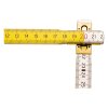 Drevený skladací meter 2m žltobiely (0-35-458) | ajtech.sk